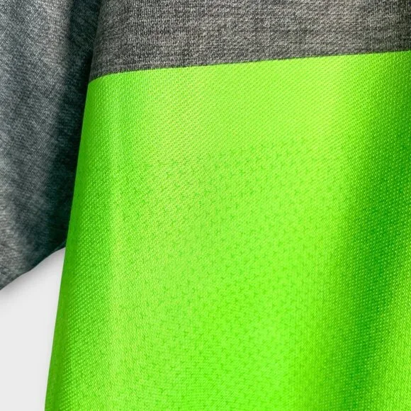 NIKE GOLF Major Moment Polo Shirt Men's MEDIUM Green Gray - Picture 6 of 7